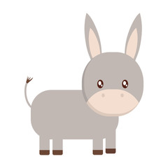 cartoon donkey icon