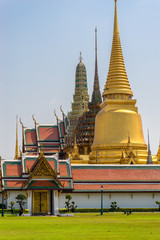 Bangkok. The Wat Phra Kaew, commonly known in English as the Temple of the Emerald Buddha and officially as Wat Phra Si Rattana Satsadaram, is regarded as the most sacred Buddhist temple in Thailand