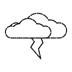 Cloud weather symbol icon vector illustration graphic design