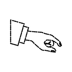 Hand holding something icon vector illustration graphic design