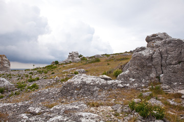 Fototapeta premium Rocky coast Gotland sweden