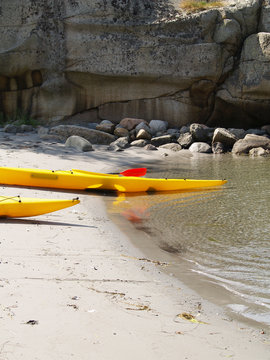 Kayak on the beach