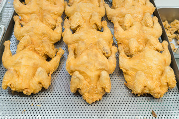 Korean sauce fried chickens
