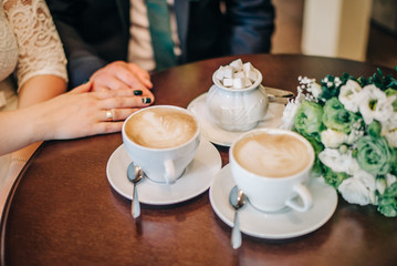 Background with americano