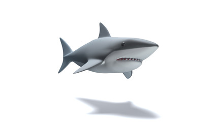 Requin Stylisé en 3D