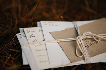 Letters tied together