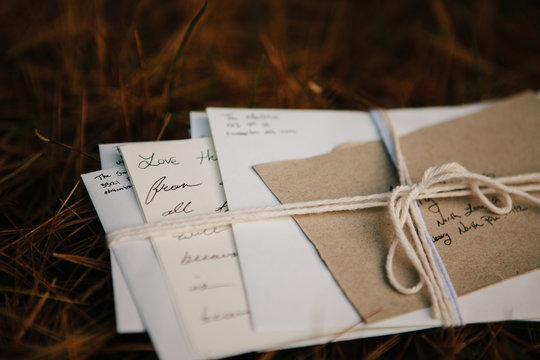 Letters tied together