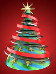 3d Christmas tree