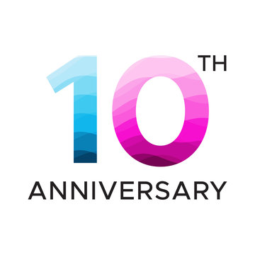 10th, anniversary unique number