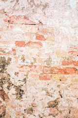 Old red brick wall textures and backgrounds