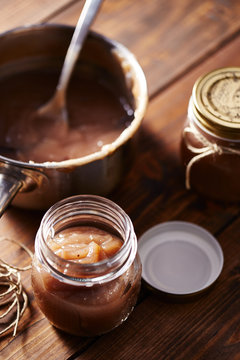 Homemade creme de marrons
