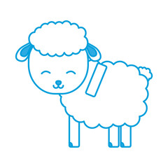 cartoon sheep icon