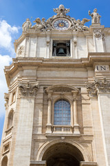 Basilica of St. Peter, church in Vatican City, Rome.