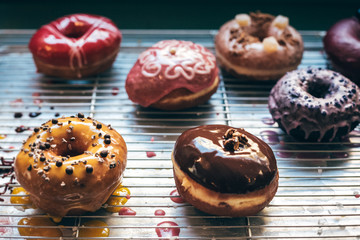 Selection of donuts on a grid