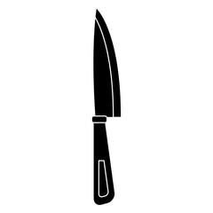 Kitchen knife utensil icon vector illustration graphic design