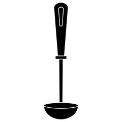 Ladle kitchen utensil icon vector illustration graphic design