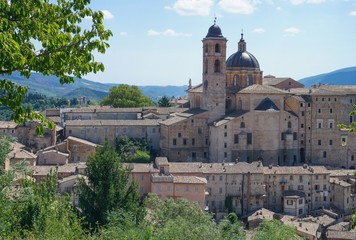Fototapeta na wymiar Urbino. The ancient city