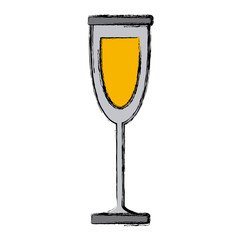 Glass cup isolated icon vector illustration graphic design