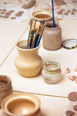 group  paint brush