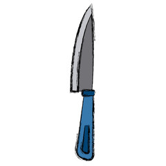 Kitchen knife utensil icon vector illustration graphic design