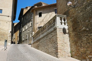 Fototapeta na wymiar Urbino. Ancient architecture