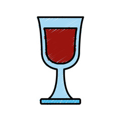 Glass cup isolated icon vector illustration graphic design
