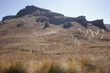 Hills and mountains
