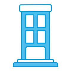 tower building estate icon vector illustration graphic design