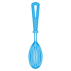 Eggs beater mixer utensil icon vector illustration graphic design