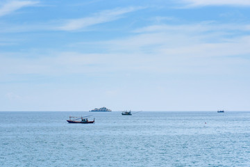 Obraz premium View from the sea of Koh Samet island, Rayong, Thailand.