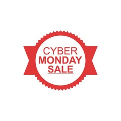 cyber monday sale badge and banner promotion