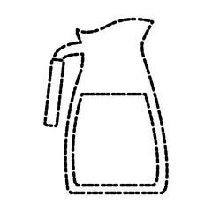 Glass jar kitche utensil icon vector illustration graphic design