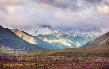 Naklejka premium Mountains in Alaska