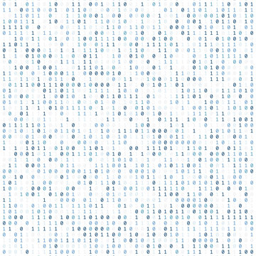 Binary code digital technology background made with zeros and ones