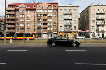 Residential area in Warsaw