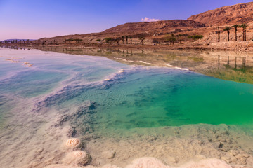 Fototapeta na wymiar The water of Dead Sea