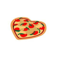 unique pizza logo illustration