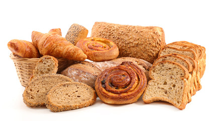 assorted bread and pastry