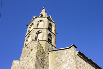 Fototapeta na wymiar The ancient French village of Fanjeaux, home of Saint Dominic