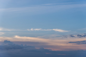 Sunset sky background.