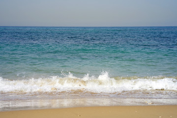 Sea horizon on a sunny summer day