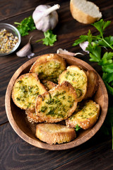 Cheese garlic toasts