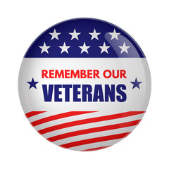 Veterans day badge