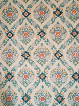 Texture of the Inside Walls in Wat Traimit, Bangkok