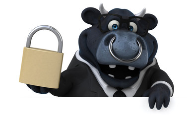 Black bull - 3D Illustration