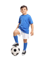 Naklejka premium Little footballer