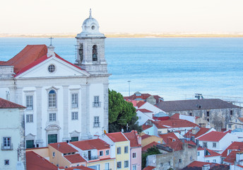 Fototapeta premium Lisbon and Alfama district, Portugal