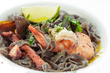 pasta with seafood