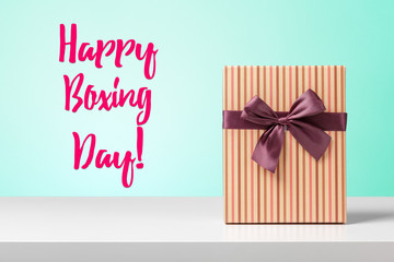 gifts with text boxing day