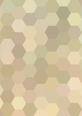 Abstract hexagon tile mosaic pattern background design